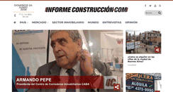 Desktop Screenshot of informeconstruccion.com